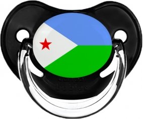 Drapeau Djibouti Tétine Physiologique Noir classique