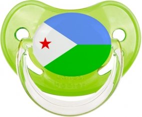 Drapeau Djibouti Tétine Physiologique Vert classique