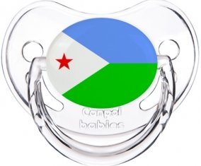 Drapeau Djibouti Tétine Physiologique Transparent classique