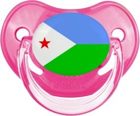 Drapeau Djibouti Tétine Physiologique Rose classique
