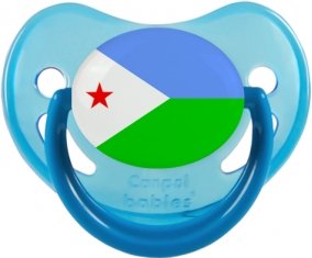 Drapeau Djibouti Tétine Physiologique Bleue phosphorescente