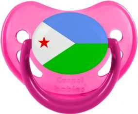 Drapeau Djibouti Tétine Physiologique Rose phosphorescente