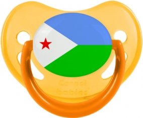 Drapeau Djibouti Tétine Physiologique Jaune phosphorescente