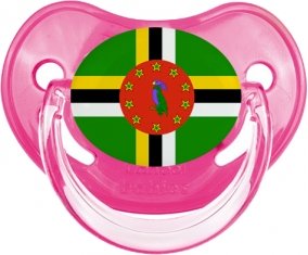 Drapeau Dominique Sucete Physiologique Rose classique