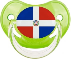 Drapeau République Dominicaine Sucette Physiologique Vert classique