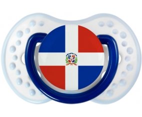 Drapeau République Dominicaine Sucette LOVI Dynamic Marine-blanc-bleu classique