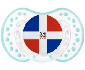Drapeau République Dominicaine Sucette LOVI Dynamic Retro-blanc-lagon classique