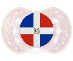 Drapeau République Dominicaine Sucette LOVI Dynamic Retro-rose-tendre classique