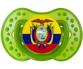 Drapeau Equateur : Sucette LOVI Dynamic personnalisée