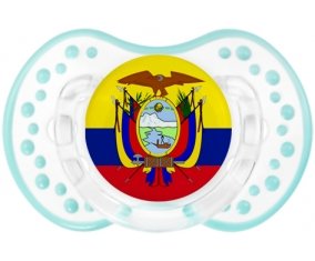 Drapeau Equateur Sucette LOVI Dynamic Retro-blanc-lagon classique