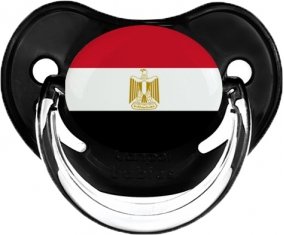 Drapeau Egypte Tétine Physiologique Noir classique