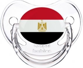 Drapeau Egypte Tétine Physiologique Transparent classique