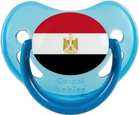 Drapeau Egypte Tétine Physiologique Bleue phosphorescente