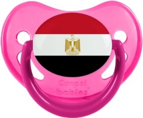 Drapeau Egypte Tétine Physiologique Rose phosphorescente