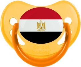 Drapeau Egypte Tétine Physiologique Jaune phosphorescente