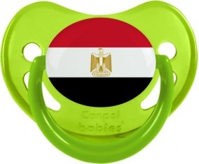 Drapeau Egypte Tétine Physiologique Vert phosphorescente