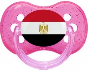 Drapeau Egypte Sucete Cerise Rose à paillette