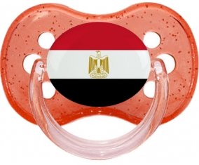 Drapeau Egypte Sucete Cerise Rouge à paillette