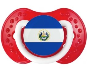 Drapeau Le Salvador Tétine LOVI Dynamic Blanc-rouge classique