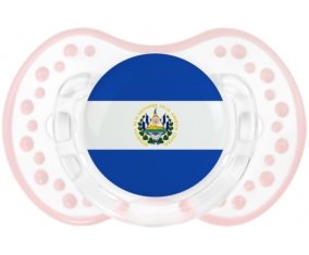 Drapeau Le Salvador Tétine LOVI Dynamic Retro-blanc-rose-tendre classique