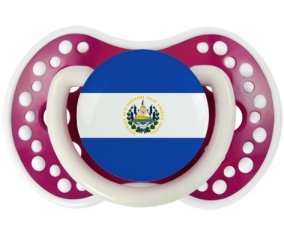 Drapeau Le Salvador Tétine LOVI Dynamic Fuchsia phosphorescente