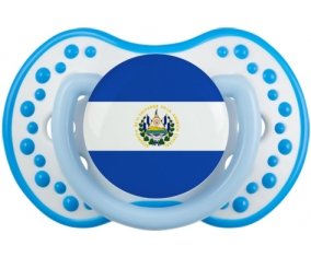 Drapeau Le Salvador Tétine LOVI Dynamic Blanc-bleu phosphorescente