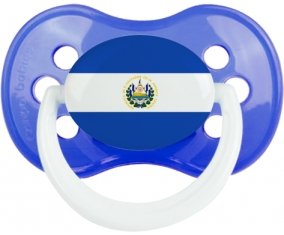 Drapeau Le Salvador Sucette Anatomique Bleu classique