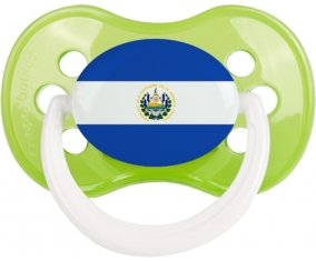 Drapeau Le Salvador Sucette Anatomique Vert classique
