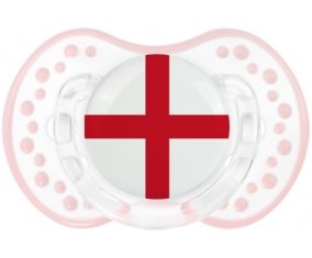 Drapeau Angleterre Sucette LOVI Dynamic Retro-blanc-rose-tendre classique