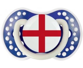 Drapeau Angleterre Sucette LOVI Dynamic Bleu-marine phosphorescente