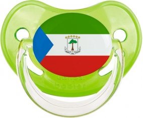 Drapeau Guinée Équatoriale Sucette Physiologique Vert classique