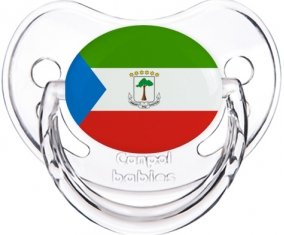Drapeau Guinée Équatoriale Sucette Physiologique Transparent classique