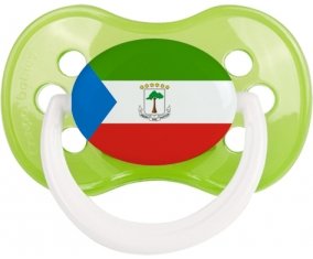 Drapeau Guinée Équatoriale Sucette Anatomique Vert classique