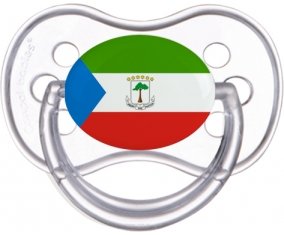 Drapeau Guinée Équatoriale Sucette Anatomique Transparente classique