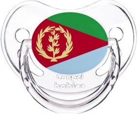 Drapeau Érythrée Tétine Physiologique Transparent classique
