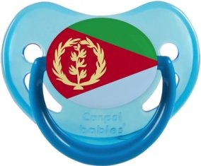 Drapeau Érythrée Tétine Physiologique Bleue phosphorescente