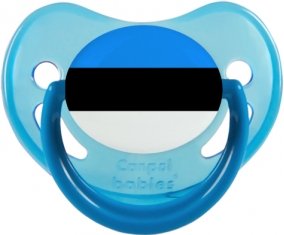Drapeau Estonie Sucete Physiologique Bleue phosphorescente