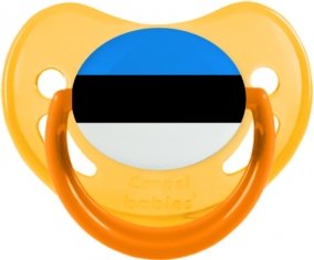 Drapeau Estonie Sucete Physiologique Jaune phosphorescente