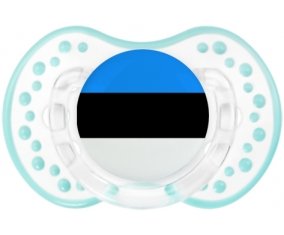 Drapeau Estonie Tétine LOVI Dynamic Retro-blanc-lagon classique