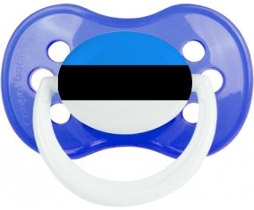 Drapeau Estonie Sucette Anatomique Bleu classique