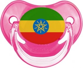 Drapeau Ethiopie Sucette Physiologique Rose classique