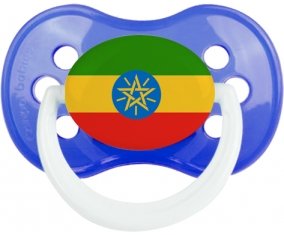 Drapeau Ethiopie Tétine Anatomique Bleu classique