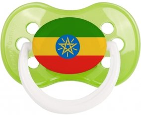 Drapeau Ethiopie Tétine Anatomique Vert classique
