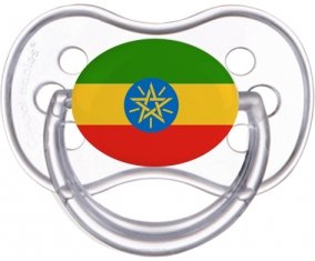 Drapeau Ethiopie Tétine Anatomique Transparente classique