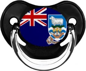 Drapeau les îles Falkland Sucette Physiologique Noir classique