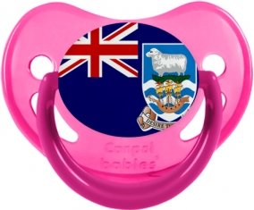 Drapeau les îles Falkland Sucette Physiologique Rose phosphorescente