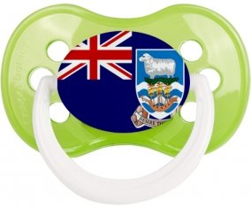 Drapeau les îles Falkland Sucette Anatomique Vert classique