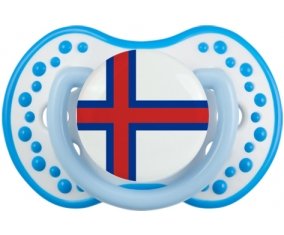Drapeau Îles Féroé Sucete LOVI Dynamic Blanc-bleu phosphorescente