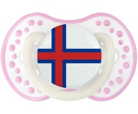 Drapeau Îles Féroé Sucete LOVI Dynamic Blanc-rose phosphorescente