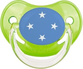 Drapeau États fédérés de Micronésie Sucete Physiologique Vert classique